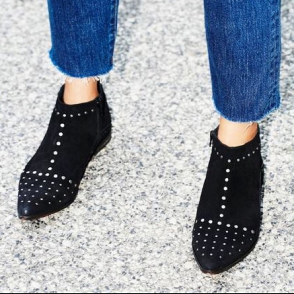 Free People Aquarium Suede Studded Ankle Boots - Picture 2 of 7
